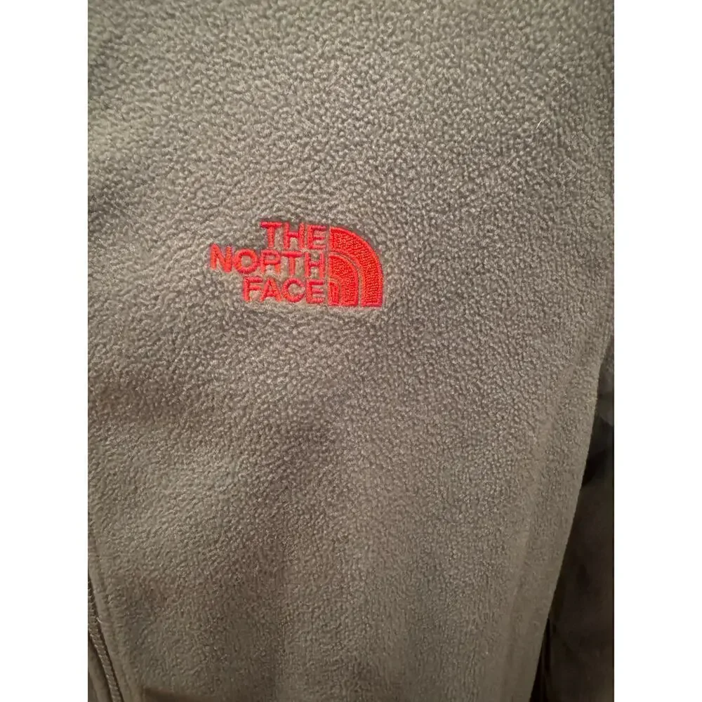 The North Face Gray Fleece Zipper Jacket - Size Medium